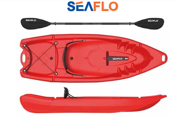 SEAFLO TEK KİŞİLİK YETİŞKİN KANO KIRMIZI