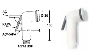 DUŞ KAFASI BARKA D31