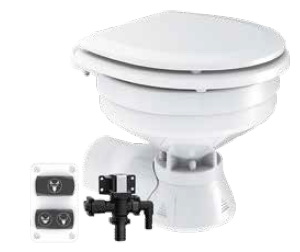 SEAFLO ELEKTRİKLİ SESSİZ TUVALET KÜÇÜK TAŞ 12 V