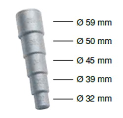CAN HORTUM KONNEKTÖRÜ 32-59 MM