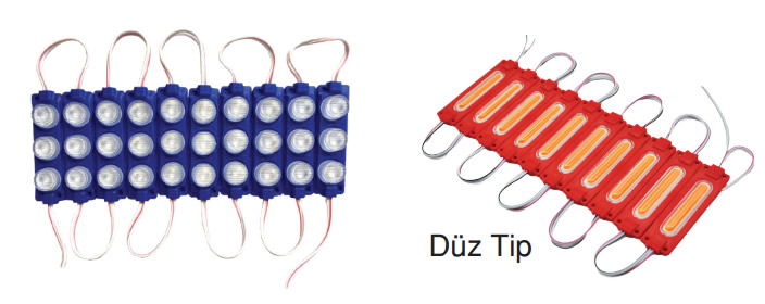 PARMAK LED KIRMIZI DÜZ TİP 10'LU 12 V