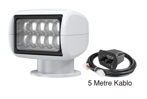 SEAFLO KUMANDALI PROJEKTÖR BEYAZ 25 W 10-30V