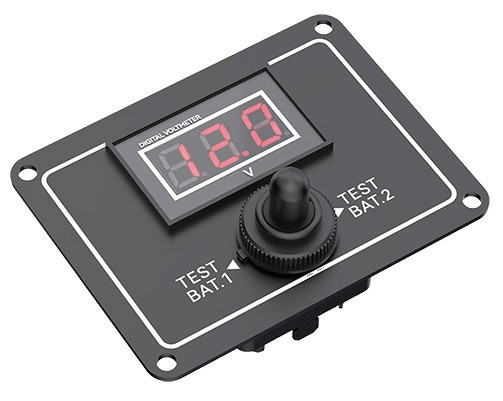 SEAFLO VOLTAJ GÖSTERGESİ İKİ ÇIKIŞLI 20 AMPER 12V