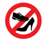 ÇIKARTMA AYAKKABI İLE GİRİLMEZ