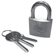 PASLANMAZ ASMA KİLİT EN:30 MM