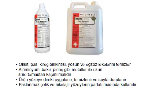 IDUNA PAS SÖKÜCÜ VE YÜZEY TEMİZLEYİCİ 1 LT