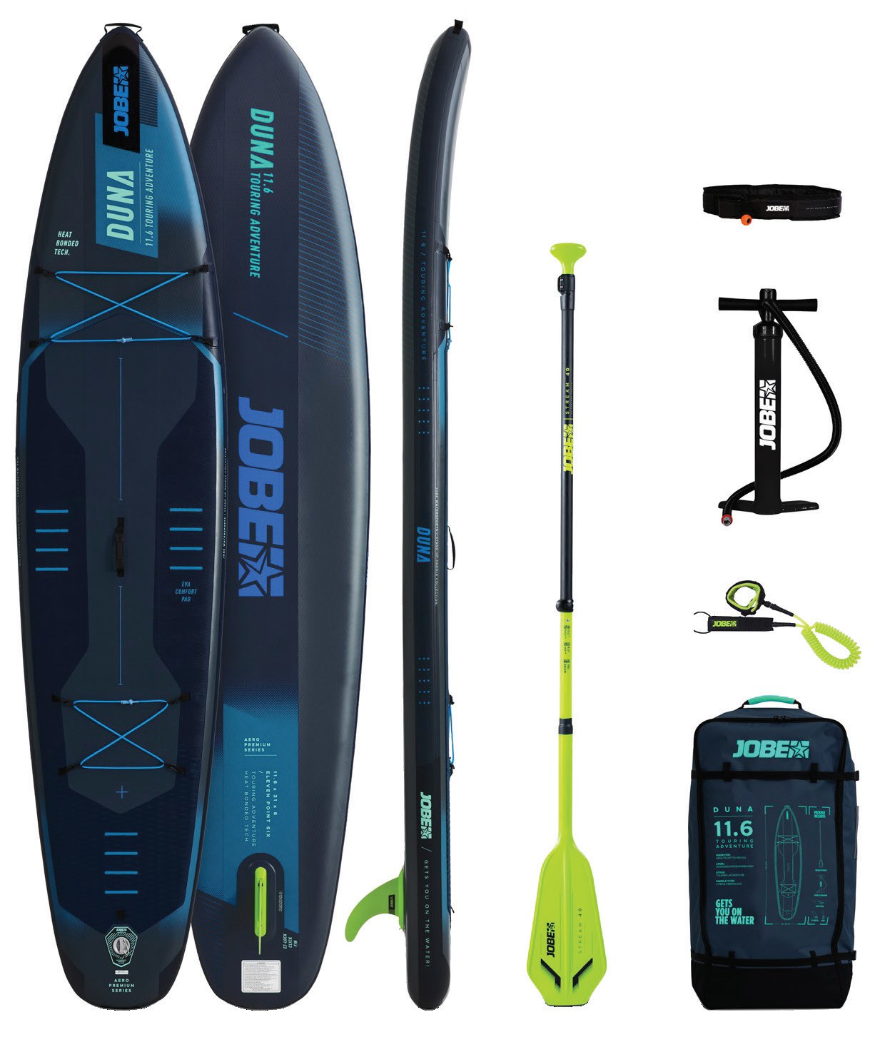 JOBE DUNA SUP BOARD SETİ 11.6 MAVİ 350X79X15 CM