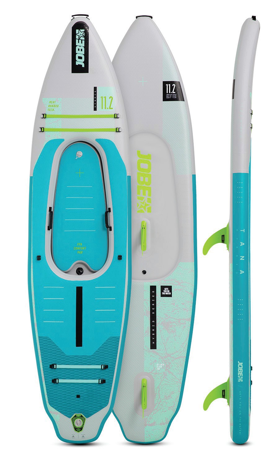JOBE TANA HYBRID SUP BOARD SETİ 11.2 YEŞİL 340X87X15 CM