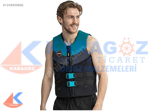 JOBE JEEP NEOPREN ERKEK CAN YELEĞİ TURKUAZ S