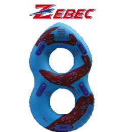 "ZEBEC ÇİFT KİŞİLİK AQUA PARK KAYDIRAK BOTU MAVİ 48"""